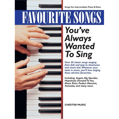 Favourite Songs Youve A. Wanted To Sing