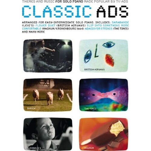 Classic Ads For Solo Piano(22 Classic Th Book