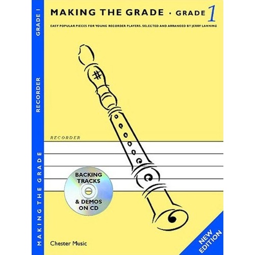 Making the Grade 1 Recorder Piano Book with CD by Jerry Lanning