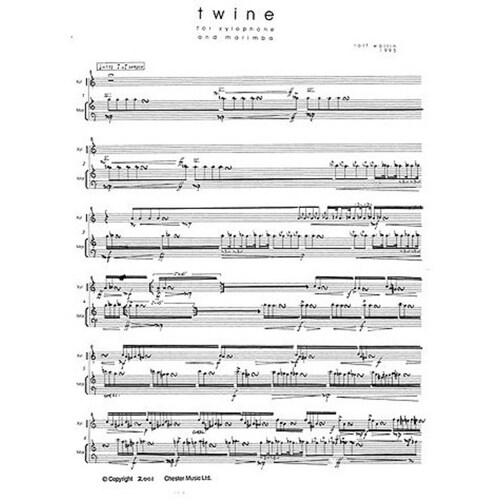 Wallin Twine For Xylophone/Marimba(Arc) (Softcover Book)