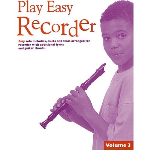 Play Easy Recorder Volume 3 (Softcover Book)