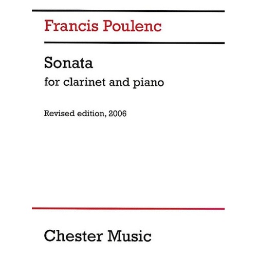 Poulenc - Sonata for Clarinet and Piano (Revised Ed 2006)