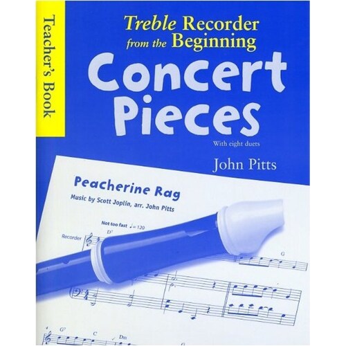 Treble Recorder From Begin Concert Pces Teacher Book (Softcover Book)