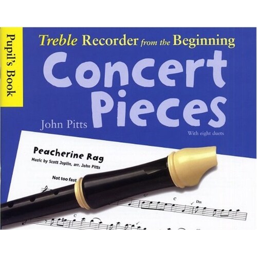 Treble Recorder From Begin Concert Pces Pupil Book Book