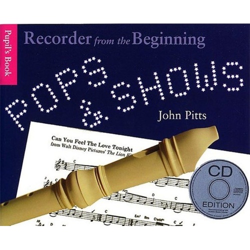 Recorder From The Beginning Pops Pupils Book with CD