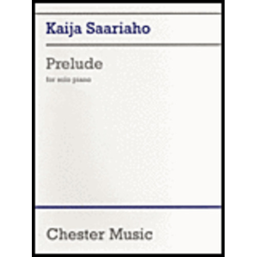 Saariaho Prelude For Solo Piano (Softcover Book)