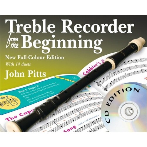 Treble Recorder From The Beginning Softcover Book/CD