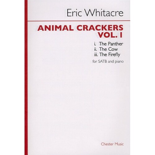 Eric Whitacre Animal Crackers Vol. 1 SATB (Softcover Book)