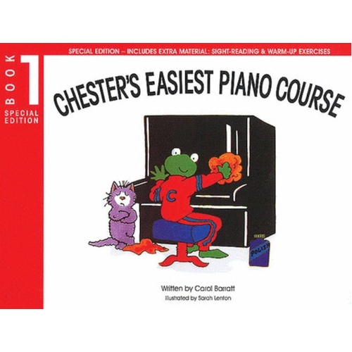 Chesters Easiest Piano Course Book 1 by Carol Barratt, 64 Pages, Publisher: Chester Music