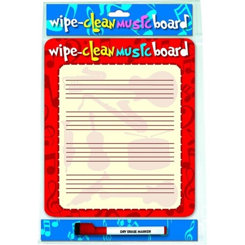 Wipe-Clean Music Board - Portrait