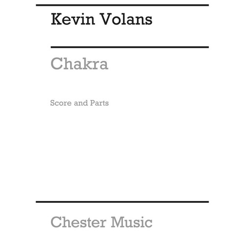 Kevin Vonline Audions: Chakra For Three Percussionists (Softcover Book)