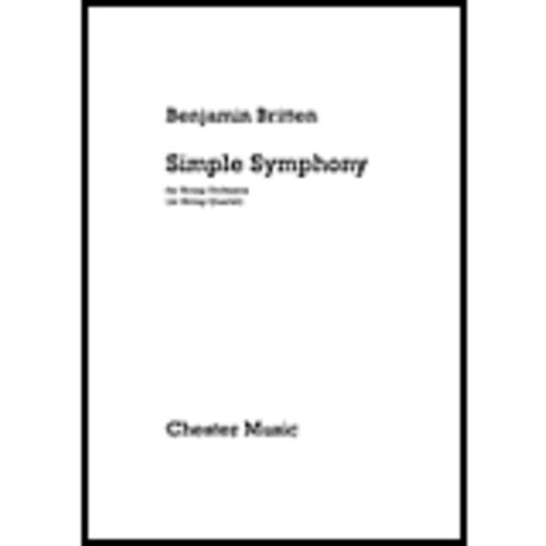 Britten Simple Symphony Study Score