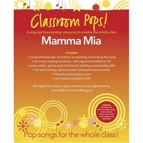 Classroom Pops Mamma Mia Book and CD