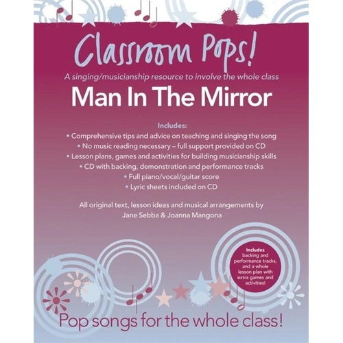 Classroom Pops Man in the Mirror Book/CD