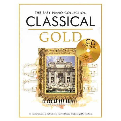 Easy Piano Collection Classical Gold Softcover Book/CD