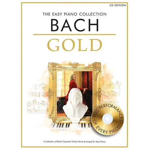 Easy Piano Collection Bach Gold BK/CD
