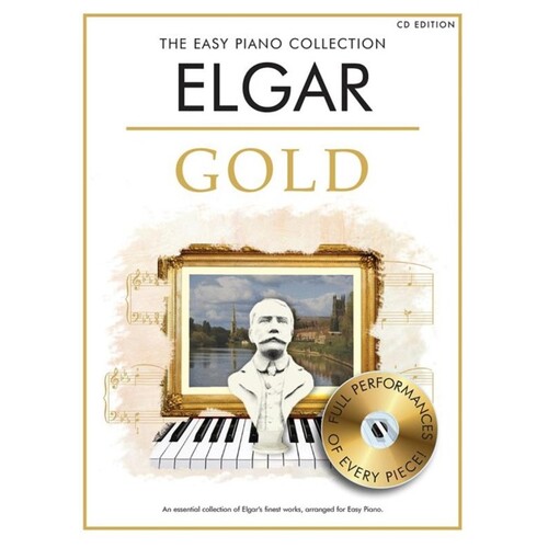 Easy Piano Collection Elgar Gold Book/CD