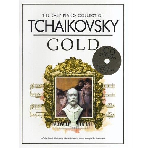 Easy Piano Collection Tchaikovsky Gold Softcover Book/CD