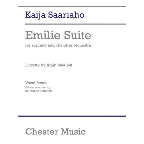 Emilie Suite Soprano And Chamber Orch