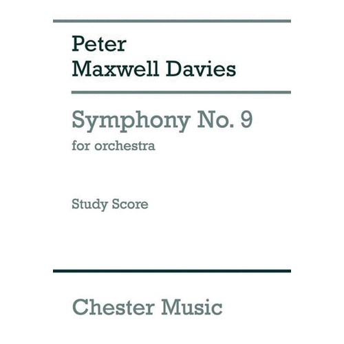 Symphony No 9 Study Score