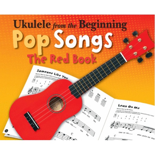 Ukulele From The Beginning Pop Songs Red Book (Softcover Book)