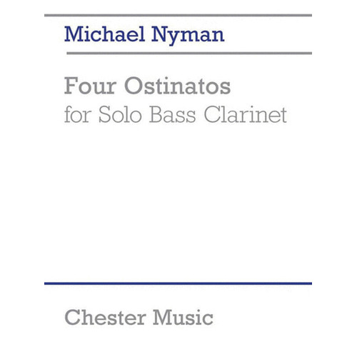 Four Ostinatos For Solo Bass Clarinet (Softcover Book)