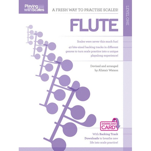Playing With Scales for Flute by Jenni Norey, 24 Pages, Chester Music