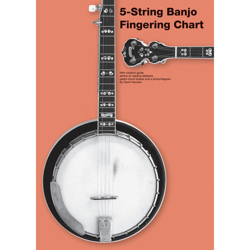 5 String Banjo Fingering Chart (Softcover Book)