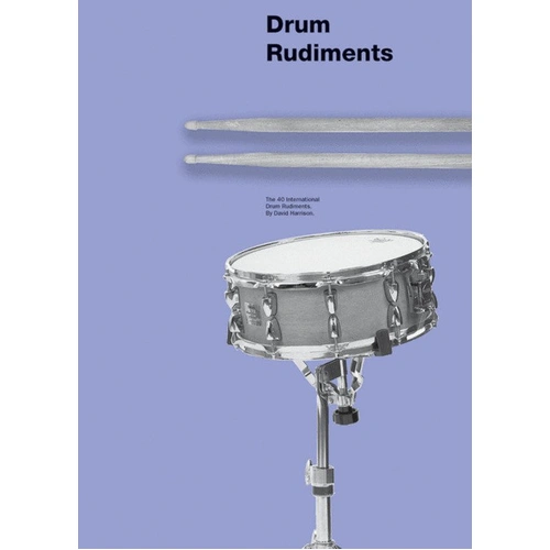 Snare Drum Rudiments Chart - 40 Essential Patterns, Descriptions & Notation, Folding Design, 6 Pages, Publisher: Chester Music