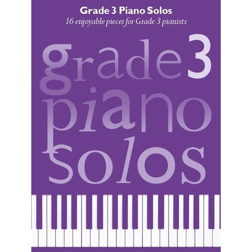 Grade 3 Piano Solos Songbook by Chester Music - 40 Pages of Pop & Classical Music for ABRSM Exam Preparation