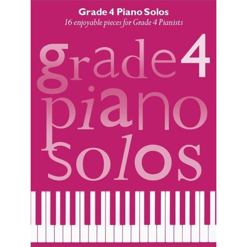 Grade 4 Piano Solos Songbook by Chester Music - 32 Pages of Pop, Jazz & Classical Pieces for Piano Students