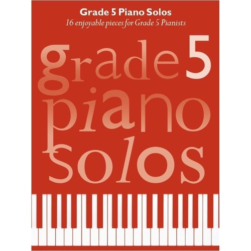 Grade 5 Piano Solos Songbook by Chester Music - 32 Pages of Pop, Jazz, and Classical Music for ABRSM Syllabus