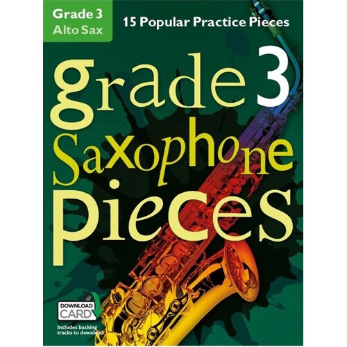Grade 3 Alto Saxophone Pieces (Softcover Book/Online Audio) Book