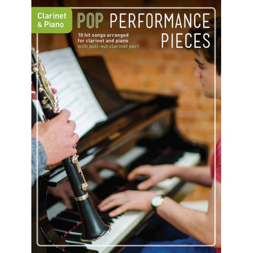 Pop Performance Pieces For Clarinet And Piano (Softcover Book)