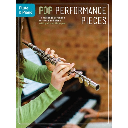 Pop Performance Pieces For Flute And Piano (Softcover Book)