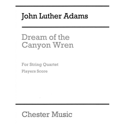 Dream Of The Canyon Wren Ps Sq (Music Score) Book