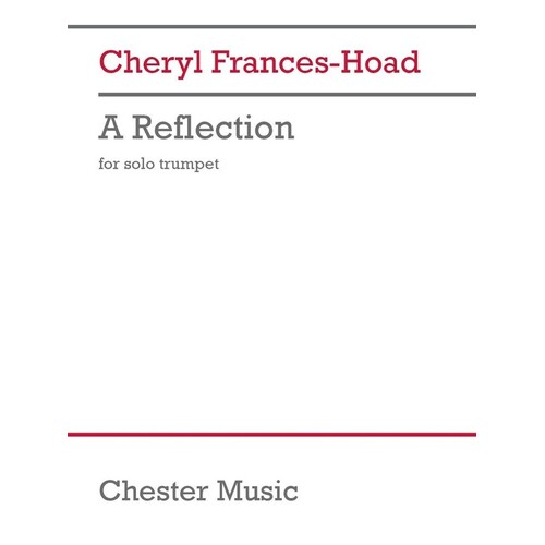 Frances-Hoad - A Reflection For Solo Trumpet Softcover Book (Trumpet)