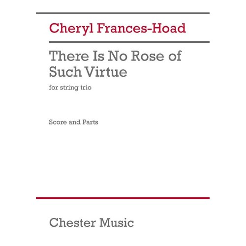 Frances-Hoad - There Is No Rose Of Such Virtue String Trio Score/Parts (Viola|2 Violins)