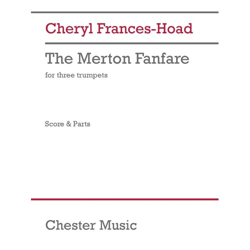 Frances-Hoad - The Merton Fanfare For 3 Trumpets Sc/Pts Score/Parts (Trumpet)