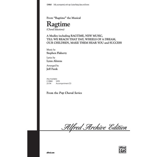 Ragtime Choral Selections Sheet Music