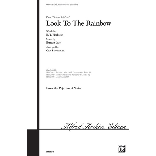 Look To The Rainbow SATB Arr Strommen
