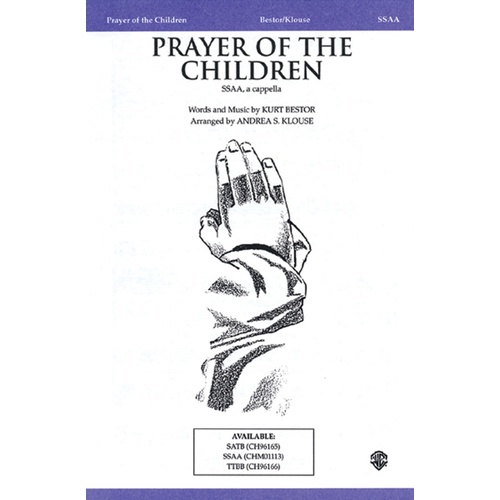 Prayer Of The Children SSAA Arr Klouse