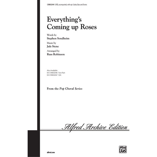 Everythings Coming Up Roses SATB Arr Robinson