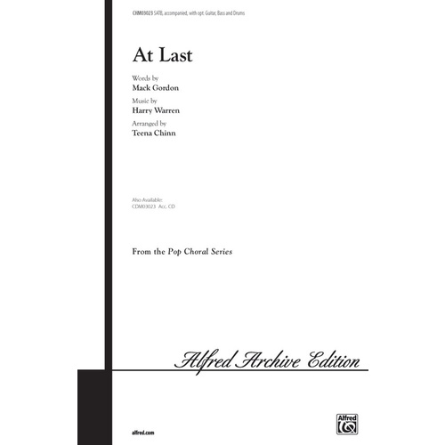 At Last SATB Arranged by Chinn Choral Sheet Music
