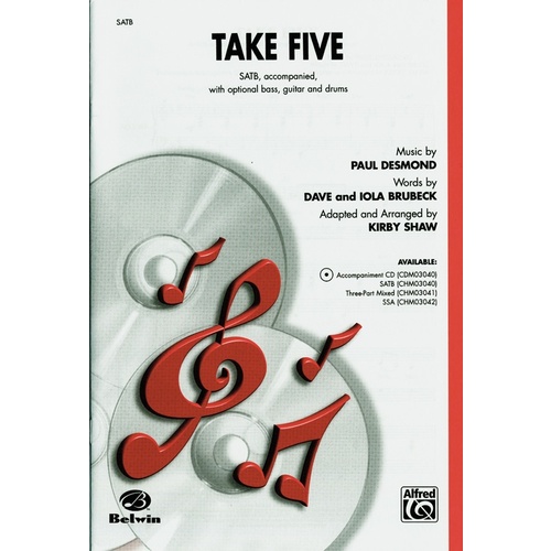 Take Five SATB Arrangement by Kirby Shaw