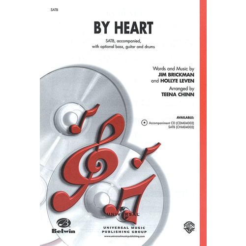 By Heart SATB Arrangement by Chinn