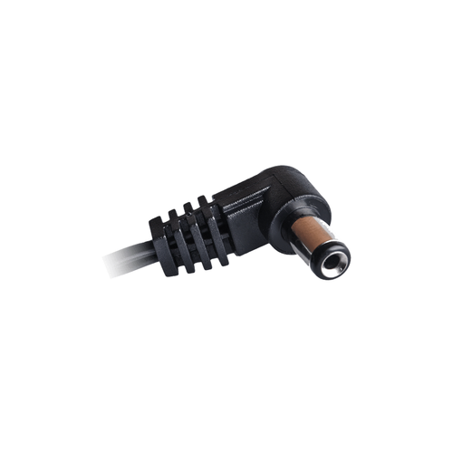 Cioks Type 1 5.5/2.1mm DC Plug, Centre Negative, L-Shape, Long Barrel, 50cm Cable