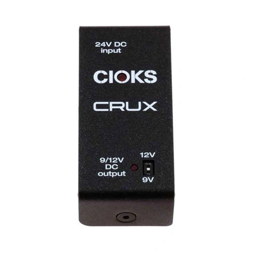 Cioks CRUX Isolated Power Supply Adapter for 9V or 12V Multi-Effects Pedals, 24W Output, Compatible with CIOKS DC7