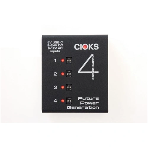 Cioks 4 Expander Kit - 4 Isolated Outputs, 660mA Each, Selectable Voltages 9-18V DC, 5V USB C Input, Compatible with CIOKS DC7
