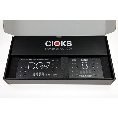 Cioks Superpower Bundle - DC7 & C8 Power Supply Package with 15 Isolated Outlets and USB Output
